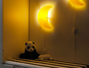 Ikea SMILA MÅNE lampada bambini