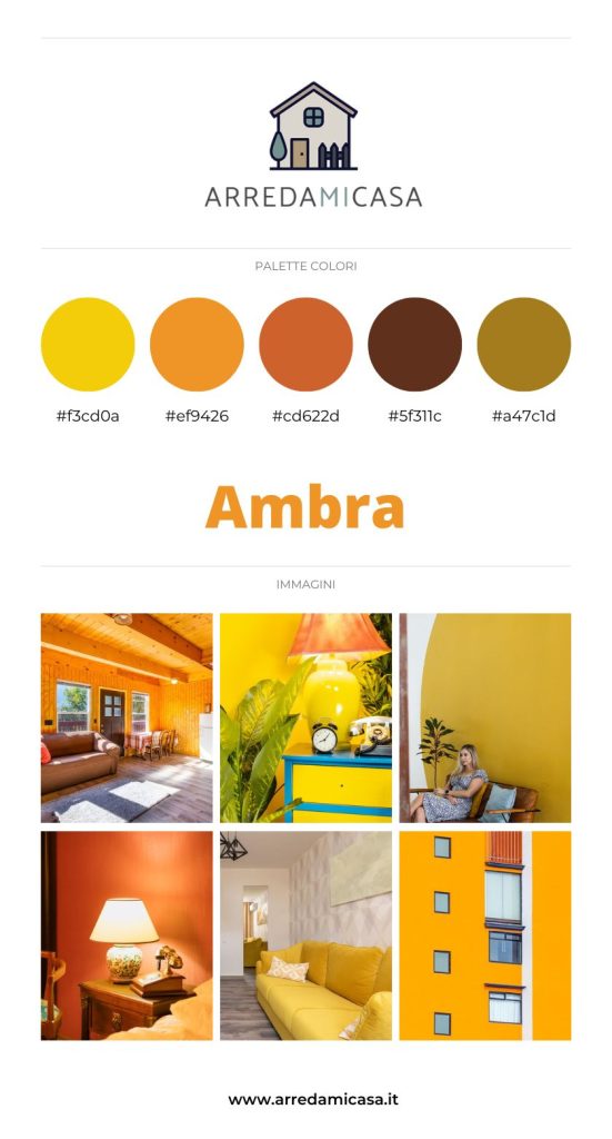 Palette colori ambra