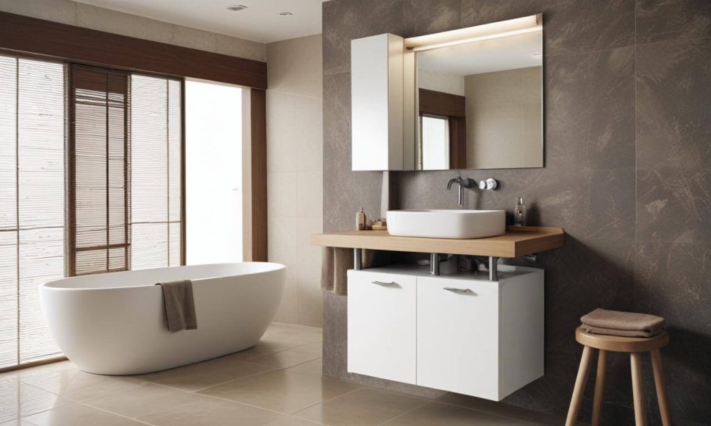 bagno funzionale organizzato