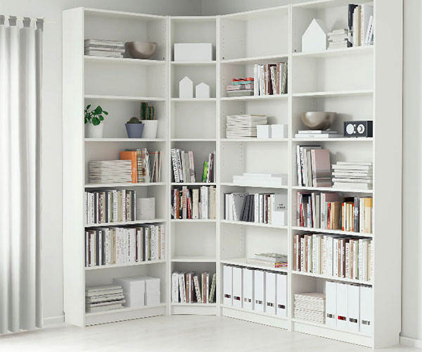 billy libreria ad angolo