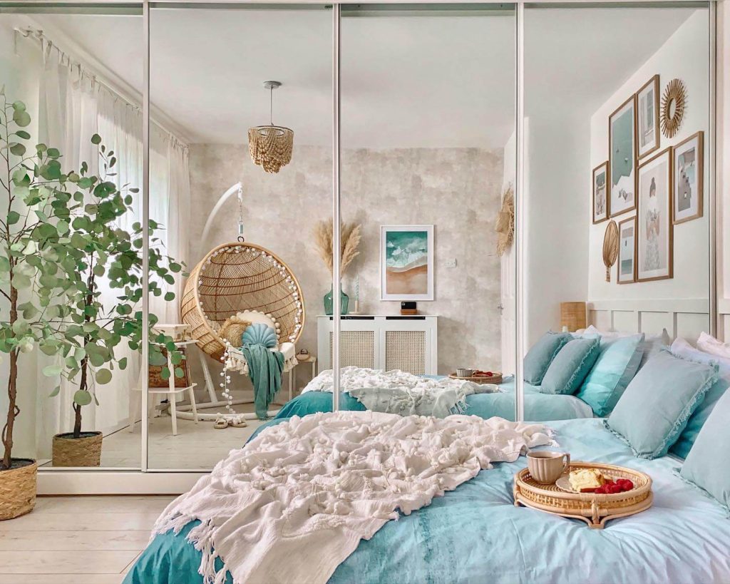 camera da letto stile marino