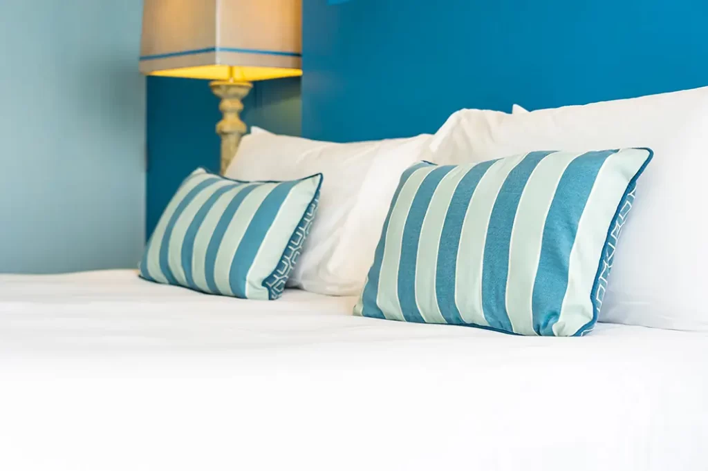 colore azzurro camera da letto relax