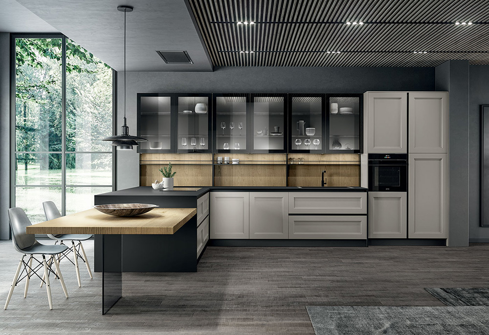 Cucina moderna laccato opaco