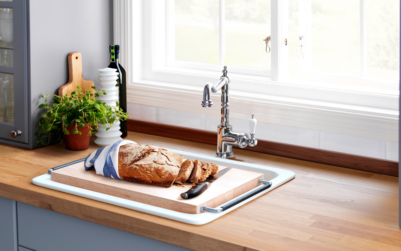 Cucina con tagliere Ikea