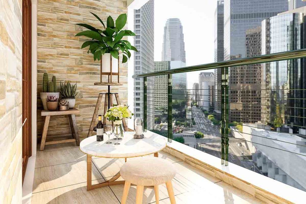 Decorare balcone piccolo
