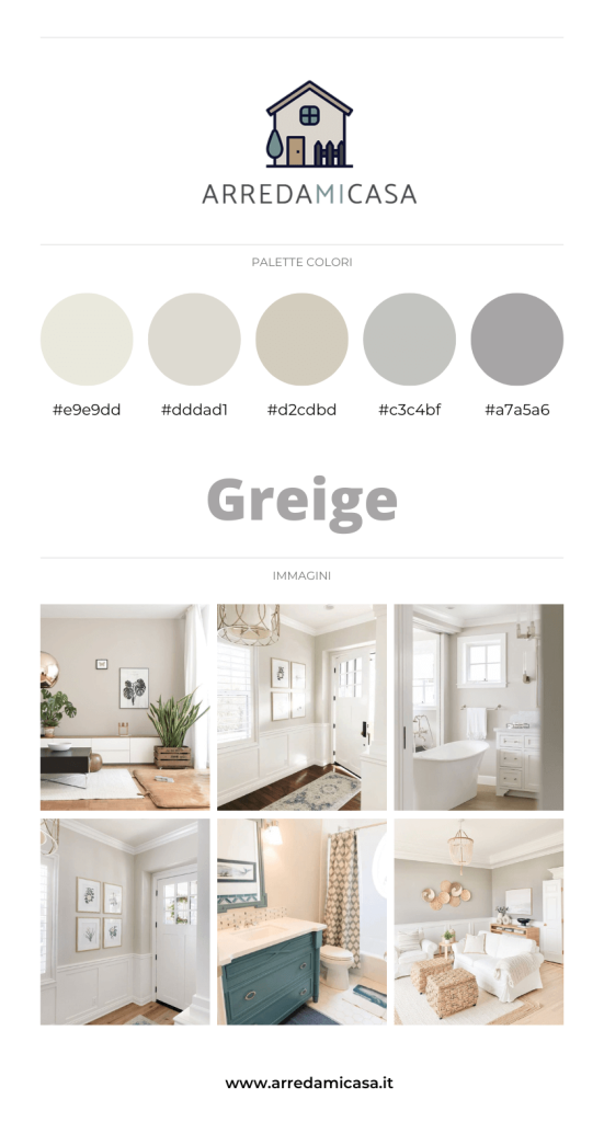 palette colori greige