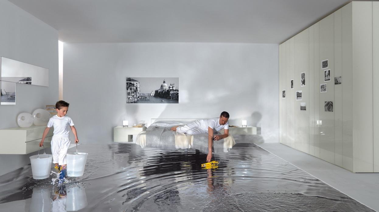 Pavimento effetto acqua