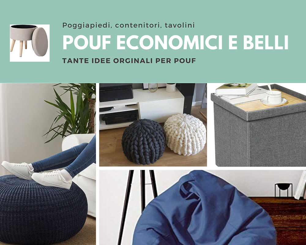Scopri di più sull'articolo Pouf economici per tutta la casa #8 idee originali
